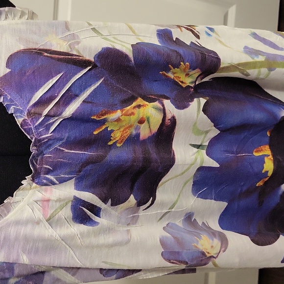 Crimson Ivy Summer Tank, OS, Purple Flowers - Picture 2 of 4